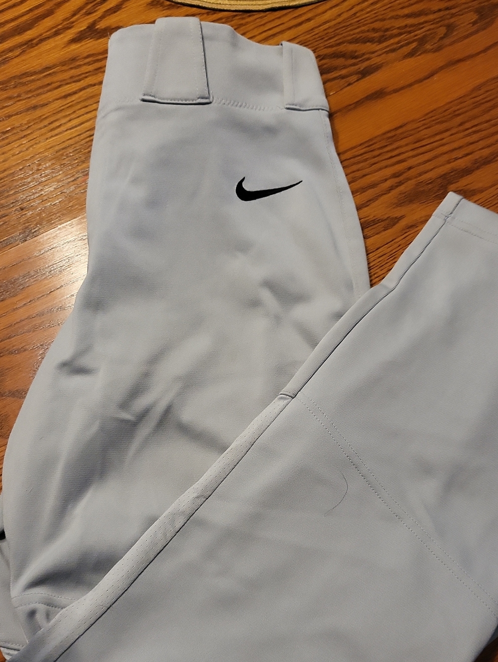 Nike Light Gray Baseball PANTS with Black Swoosh